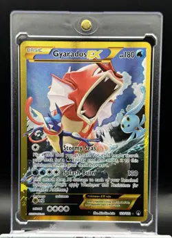 Pokemon TCG Gyarados EX 123/122 Secret Rare XY Breakpoint Holo - Image 1