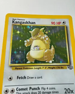 1999 Pokemon KANGASKHAN Jungle Set HOLO Foil Rare Unlimited Edition Card 5/64 NM - Image 2