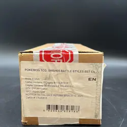 Pokemon TCG SWSH Battle Styles Booster Box Case SEALED - Image 1
