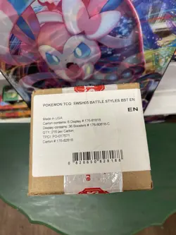 Factory Sealed Pokemon TCG: SWSH05 - Battle Styles Booster Box Case - Image 3
