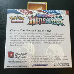Battle Styles Booster Box New Factory Sealed SWSH05 Sword & Shield Pokemon TCG - Image 2