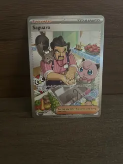 Pokemon TCG Saguaro Special Illustration Rare Card Paldea Evolved 270/193 - Image 1