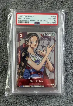 One Piece Nico Robin 25th Anniversary Alternate Art ST01-008 Promo Foil PSA 10 - Image 1