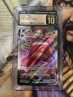 Gengar VMAX 157/264 Pokemon Fusion Strike Ultra Rare Full Art - CGC 10 Pristine - Image 1