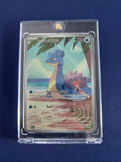 Pokemon TCG Misty’s Lapras 194/182 SV10: Destined Rivals Illustration Rare NM - Image 1