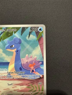 Pokemon TCG Misty’s Lapras 194/182 SV10: Destined Rivals Illustration Rare NM - Image 2