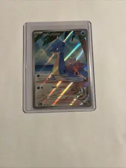Pokemon TCG Misty's Lapras Destined Rivals 194/182 Illustration Rare Card - Image 1