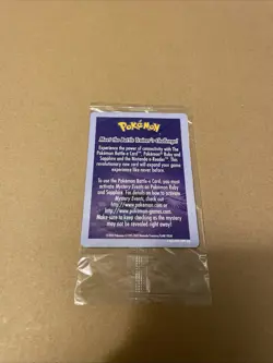 2003 Pokemon Battle e-reader Card Gentleman NILS SEALED Insert - Image 1