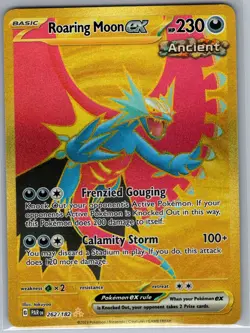 Roaring Moon ex 262/182 SV04: Paradox Rift - Pokemon Card - NM - Image 1