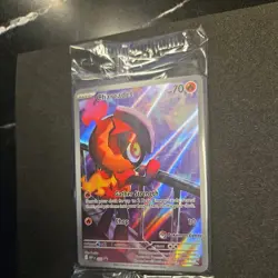 SEALED Pokemon Charcadet 022 Phantasmal Flames Pokemon Center Stamped - Image 2