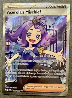 Pokemon TCG Acerola's Mischief - 165/132 - ME01: Mega Evolution (MEG) - Image 1