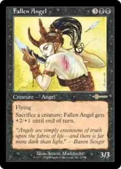 Fallen Angel - Medium Play MTG Beatdown Box Set - Image 1