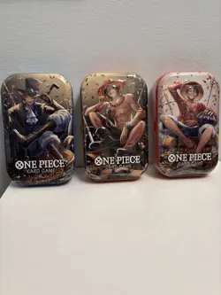 ONE PIECE CARD GAME - TIN PACK SET VOL. 2 (TS-02, OP13) SEALED - Image 1