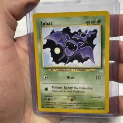 Zubat 59/64 Neo Revelation - Common Pokemon Card - NM Near Mint Vintage Pokemon - Image 1