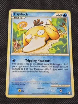 Psyduck 74/102 - NON-HOLO - COMMON - TRIUMPHANT - 2010 Pokemon Card - LP - Image 1