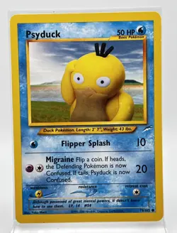 Psyduck 79/105 Pokemon Card 2000 Neo Destiny LP - Image 1