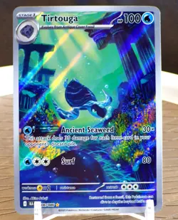 Tirtouga 106/086 Pokemon TCG SV Black Bolt Illustration Rare Holo Near Mint Card - Image 1