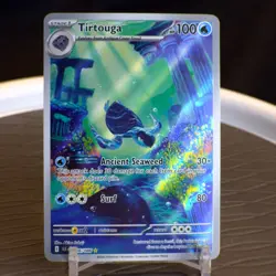 Tirtouga 106/086 Pokemon TCG SV Black Bolt Illustration Rare Holo Near Mint Card - Image 2