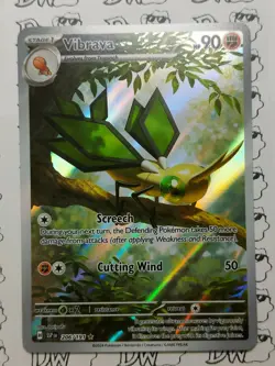 Pokemon TCG Vibrava 206/191 - English Surging Sparks Illustration Rare Raw Card - Image 1