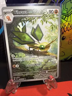 Pokemon Card TCG - Vibrava 206/191 Illustration Rare Surging Sparks Near Mint - Image 1
