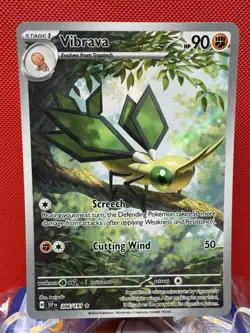 Vibrava 206/191 Surging Sparks Pokemon TCG Illustration Rare NM #738 - Image 1
