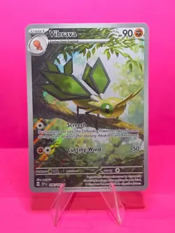 Pokemon TCG Surging Sparks Vibrava 206/191 Illustration Rare Holo NM - Image 1