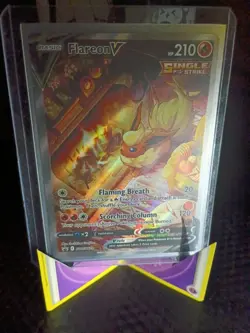 Flareon v SWSH179 Sword & Shield Promo Holo Card Near Mint Condition - Image 3
