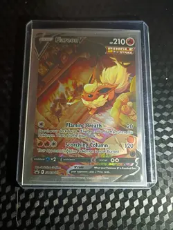 Flareon v SWSH179 Sword & Shield Promo Holo Card Near Mint Condition - Image 5