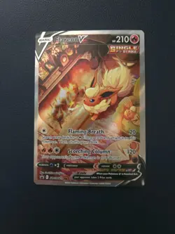 Flareon v SWSH179 Sword & Shield Promo Holo Card Near Mint Condition - Image 1