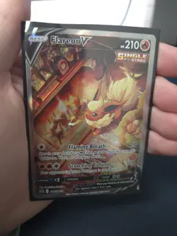 Flareon v SWSH179 Sword & Shield Promo Holo Card Near Mint Condition - Image 3