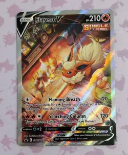 NM Flareon V SWSH179 SWSH: Sword & Shield Promo Cards Holo - Image 1