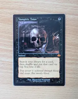 MTG Vampiric Tutor (Retro Frame) - Dominaria Remastered Variants - English NM - Image 1