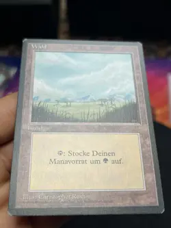 German FBB • Misprint Wald "Forest Plains" • Unplayed • Mtg (2056) - Image 2