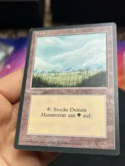 German FBB • Misprint Wald "Forest Plains" • Unplayed • Mtg (2056) - Image 3