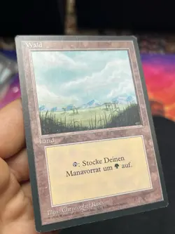 German FBB • Misprint Wald "Forest Plains" • Unplayed • Mtg (2056) - Image 4