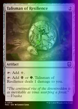 MTG Talisman of Resilience (314r/834) Modern Horizons 3 Commander NM FOIL - Image 1
