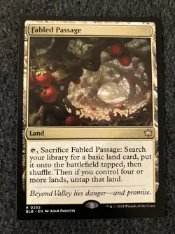Magic The Gathering MTG - Fabled Passage - Bloomburrow - Image 1