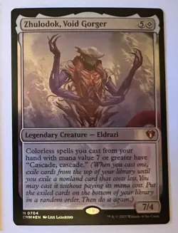MTG Zhulodok, Void Gorger FOIL Commander Masters 704 Magic The Gathering - Image 2