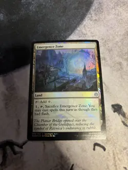 Emergence Zone 1x FOIL WAR MTG War of the Spark Uncommon MINT land - Image 1