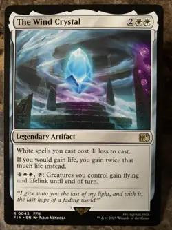 MTG TCG Final Fantasy The Wind Crystal 0043 Regular Rare - Image 1