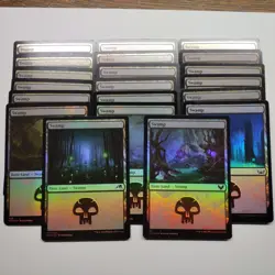 Lot of 20x Random FOIL SWAMP - Basic Lands - MTG Magic NM-LP - Free shipping! - Image 1