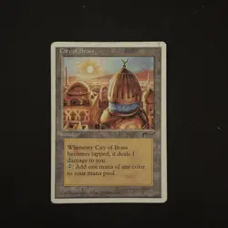 Magic The Gathering Arabian Nights City of Brass # Lightly played - Image 1