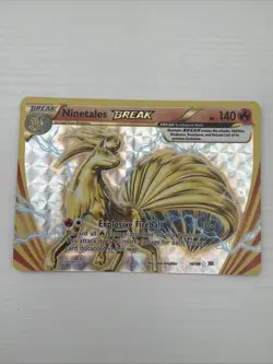 💥 2016 Ninetales BREAK 16/108 XY Evolutions Pokemon Card Ultra Holo Rare LP - Image 1