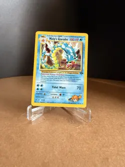 Pokemon TCG Misty's Gyarados Holo Rare Gym Challenge 13/132 Unlimited Edition - Image 1