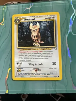 Noctowl 1st Edition Neo Genesis 42/111 Rare Pokemon Card - Image 1