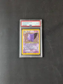 Pokemon TCG Fossil Gengar Holo 5/62 PSA 6 + #12 MOLTRES-HOLO PSA 6 bundle - Image 1