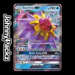 Pokemon TCG - Starmie GX 14/68 - Hidden Fates Sun & Moon Ultra Rare Card (NM) - Image 1