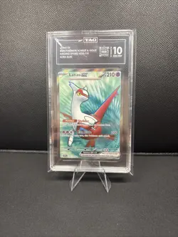 2024 Pokemon TCG Latias EX Double Rare Card 220/191 Surging Sparks TAG GEM Mint - Image 1