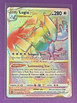 Pokemon TCG Silver Tempest Lugia VSTAR 202/195 Secret Rare - Image 1