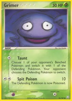 Pokemon Grimer (56/115) Team Rocket Returns LP - Image 1